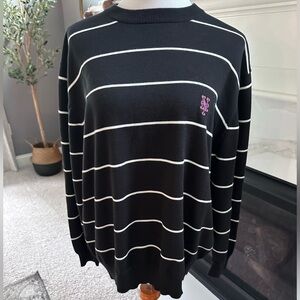 NY New York Mets Men’s Striped Sweater Size Large